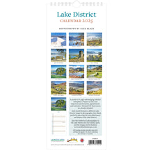 Load image into Gallery viewer, 2025 Lake District Slimline Calendar – Back Cover
