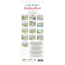 Load image into Gallery viewer, 2025 Lake District Watercolours Calendar – Back Cover
