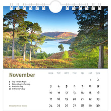 Load image into Gallery viewer, 2025 Lake District Desk Calendar – November
