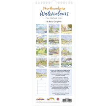 Load image into Gallery viewer, 2025 Northumbria Watercolours Calendar – Back Cover
