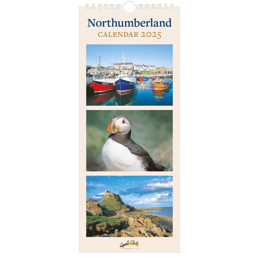 2025 Northumberland Slimline Calendar – Cover