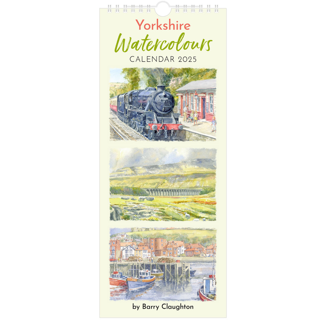 2025 Yorkshire Watercolours Calendar – Cover