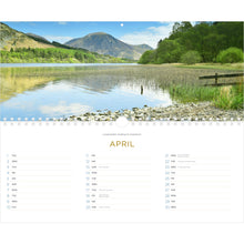 Load image into Gallery viewer, 2025 Lake District Panoramic Calendar – April
