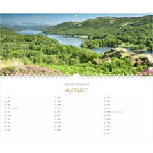 Load image into Gallery viewer, 2025 Lake District Panoramic Calendar – August
