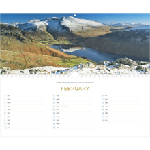 Load image into Gallery viewer, 2025 Lake District Panoramic Calendar – February
