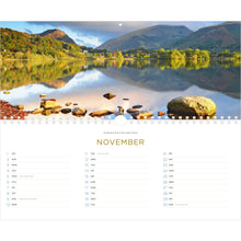 Load image into Gallery viewer, 2025 Lake District Panoramic Calendar – November
