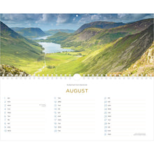 Load image into Gallery viewer, 2026 Lake District Panoramic Calendar – August
