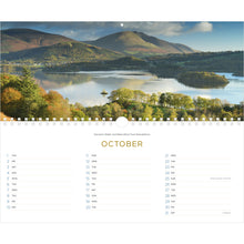 Load image into Gallery viewer, 2026 Lake District Panoramic Calendar – October

