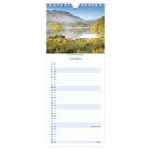 Load image into Gallery viewer, 2026 Lake District Slimline Calendar – October
