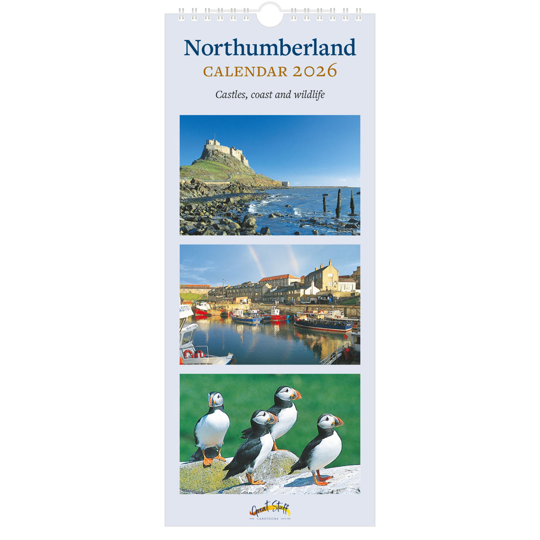 2026 Northumberland Images Slimline Calendar – Cover
