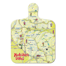 Load image into Gallery viewer, Yorkshire Dales Lap Map Chopping Board | Cardtoons Publications
