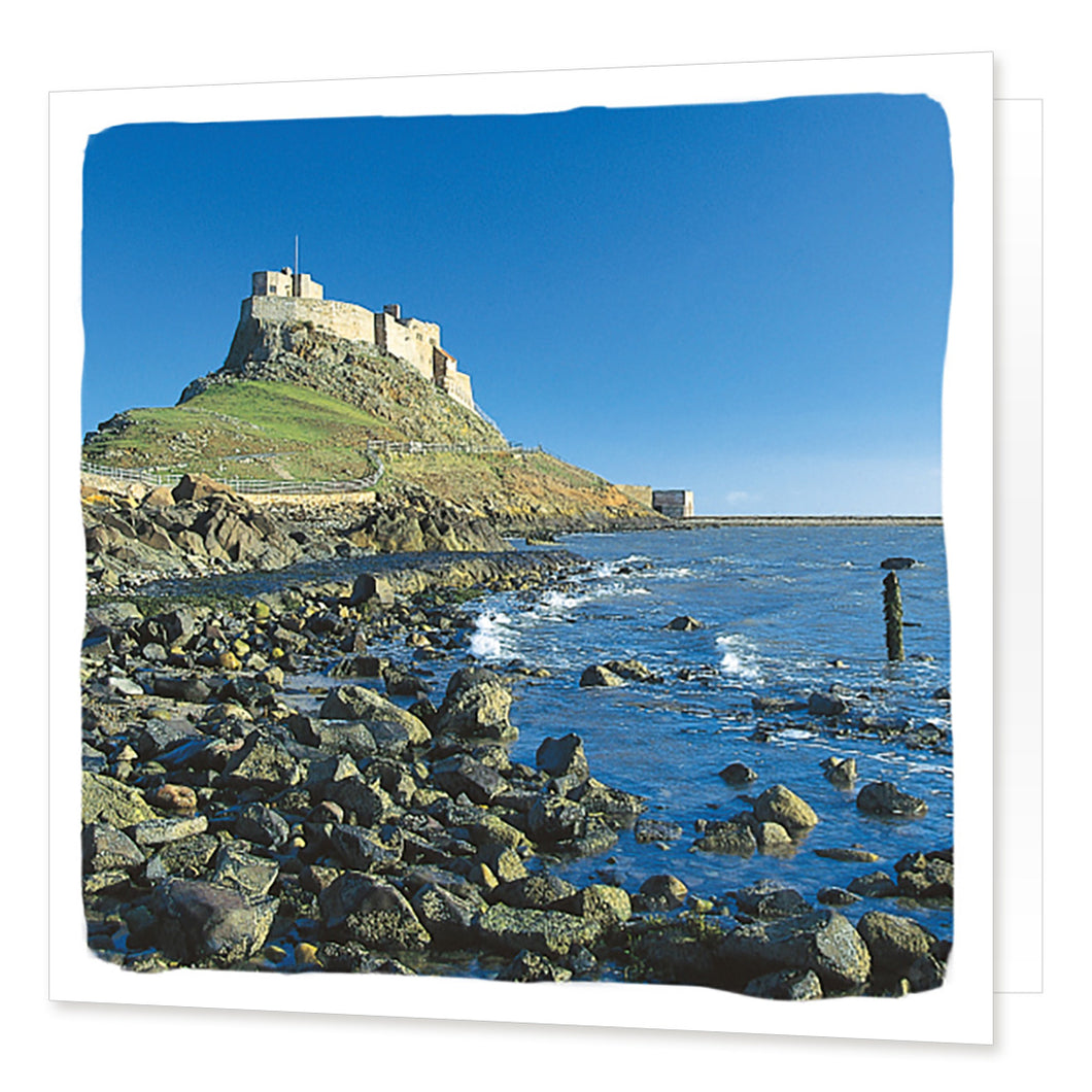 Lindisfarne Castle Greetings Card